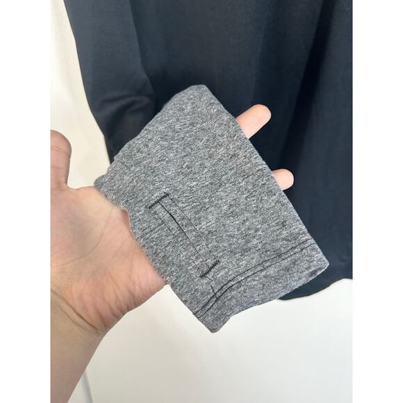 Under Armour Quarter Zip Pullover Medium Black Dry Fit Workout Gym Running - Picture 4 of 7